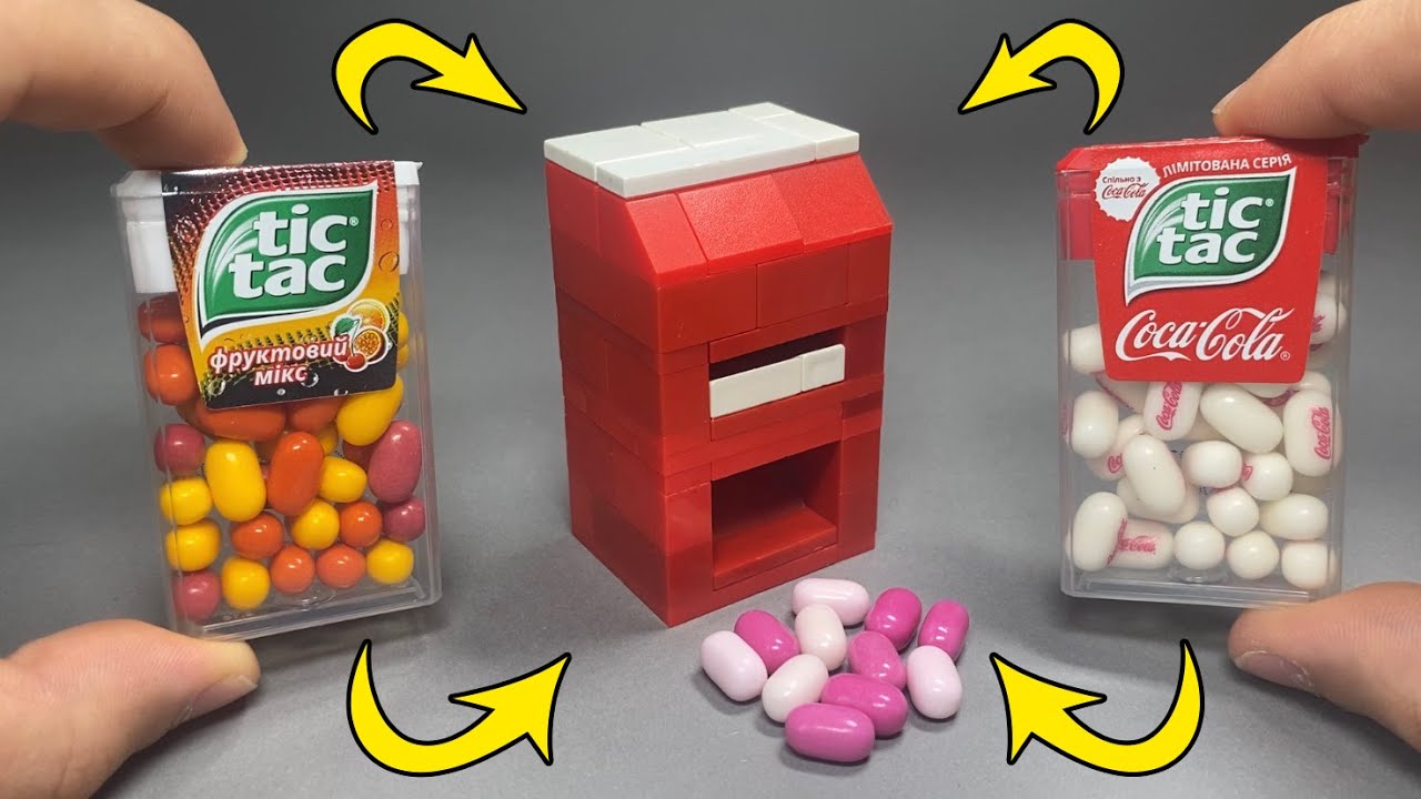 How to make a Mini LEGO TicTac Candy Machine YouTube