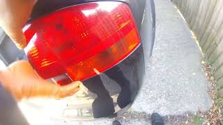 How to change the tail light bulb Audi A3