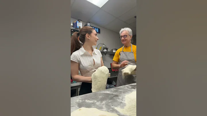 Flipping dough with papa Bruno!! #pizza #pasta #italianfood #dinnertime #calgary
