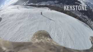 Adler über Skipiste - Davos - Adler - Flug - Jakobshorn - eagle flight - swiss mountain