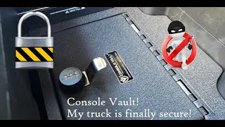 Console Vault in my 2020 Ram  Installation and thoughts!