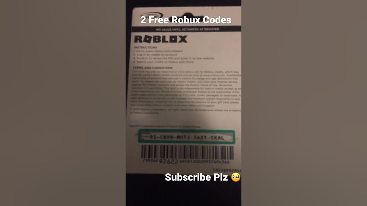 Working Free Robux Codes Youtube Video