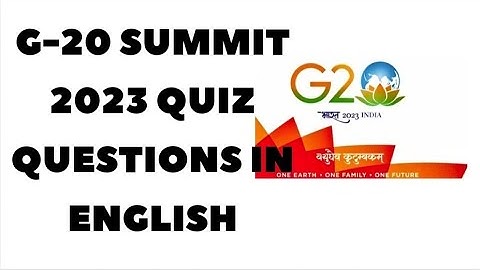Top 50 GK Questions on G20 Summit 2023 || G20 Quiz Questions and Answers || Hey Brain ||