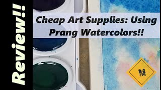 Cheap Art Supplies: Painting with Prang Watercolors screenshot 3