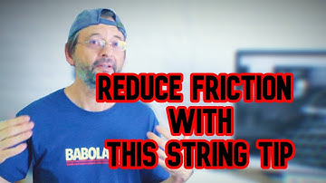 Reduce Friction on your cross strings with this stringing tip!  Watch this string minute.