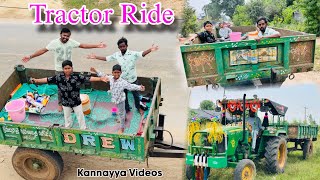 30kms Ride With Tractor | Tractor Ride | Kannayya Videos | Trends adda