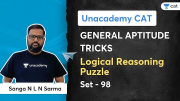Logical Reasoning Puzzle | Set - 98 | General Aptitude Tricks | Sanga N L N Sarma