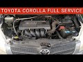 Toyota Corolla Full Service || Oil, Oil Filter, Air Filter ans NGK Plugs Change || Verso