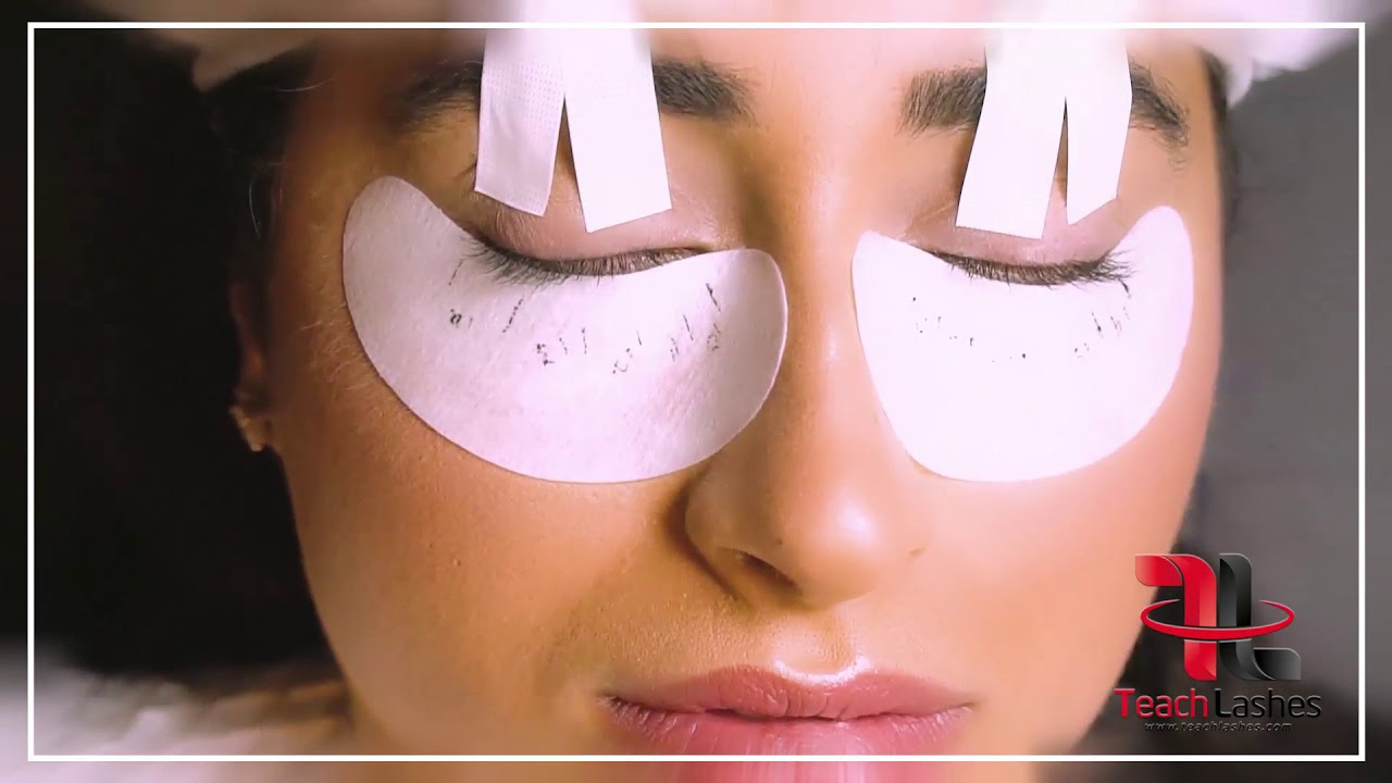 Russian Volume Eyelash Extensions Application Steps 