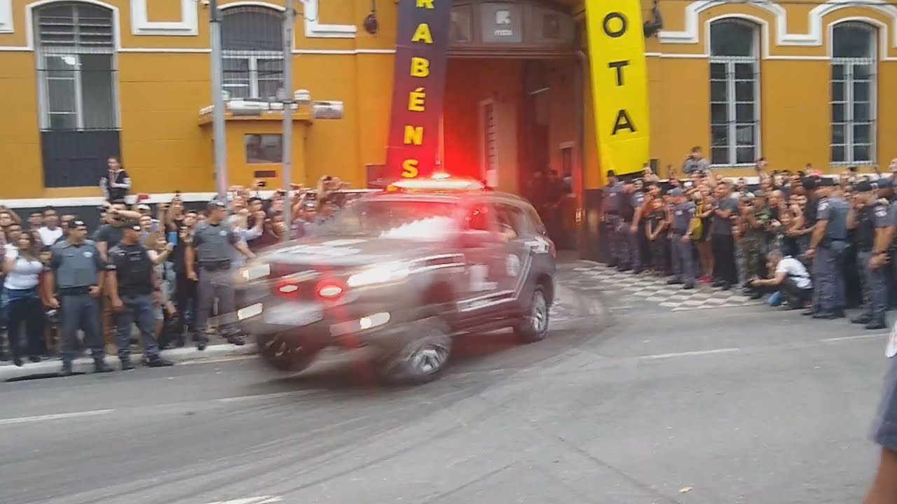 49 Aniversario da ROTA - Saida das viaturas (Melhor Angulo)