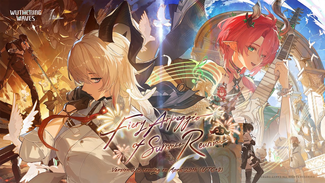 Wuthering Waves Version 2.3: Fiery Arpeggio of Summer Reunion
