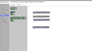 Arduino. Programación con bloques. BlocklyDuino