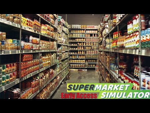 Supermarket Simulator: #53 Volle Lager und Gute Ausgangslage für den Ausbau [Early Access]
