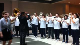 Uconn pep band at XL Center