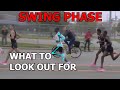 What to look for during the swing phase of running