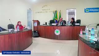 Ao Vivo 23 Sesso Ordinria  05032026