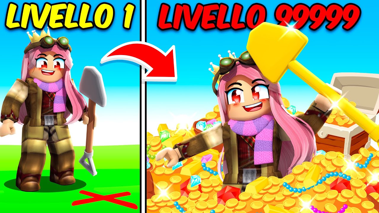 SCAVO PER TROVARE IL TESORO PIÙ RARO SU ROBLOX!