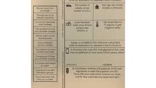 Unit 1 Accelerated Math Part 2 Expressions
