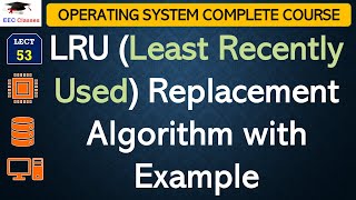 L53: LRU (Least Recently Used) Replacement Algorithm with Example | Operating System Lectures