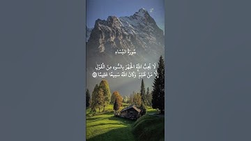 لَا يُحِبُّ اللَّهُ الْجَهْرَ بِالسُّوءِ || سورة النساء || علي جابر