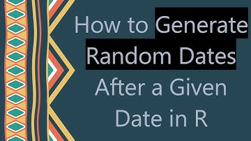 How to Generate Random Dates After a Given Date in R