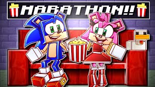 🍿 Sonic & Amy's Minecraft Movie MARATHON!! 🍿