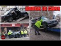 BMW crashes after police chase | Drunk driving and Drugs