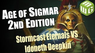 Matt and Steve Play Age of Sigmar 2nd Edition Stormcast Eternals vs Idoneth Deepkin