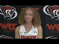 Pacific Womens Basketball pre season Interview: Erica Adams