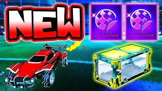 New mystery decals, crate & rlcs rewards!! ( rocket league update )