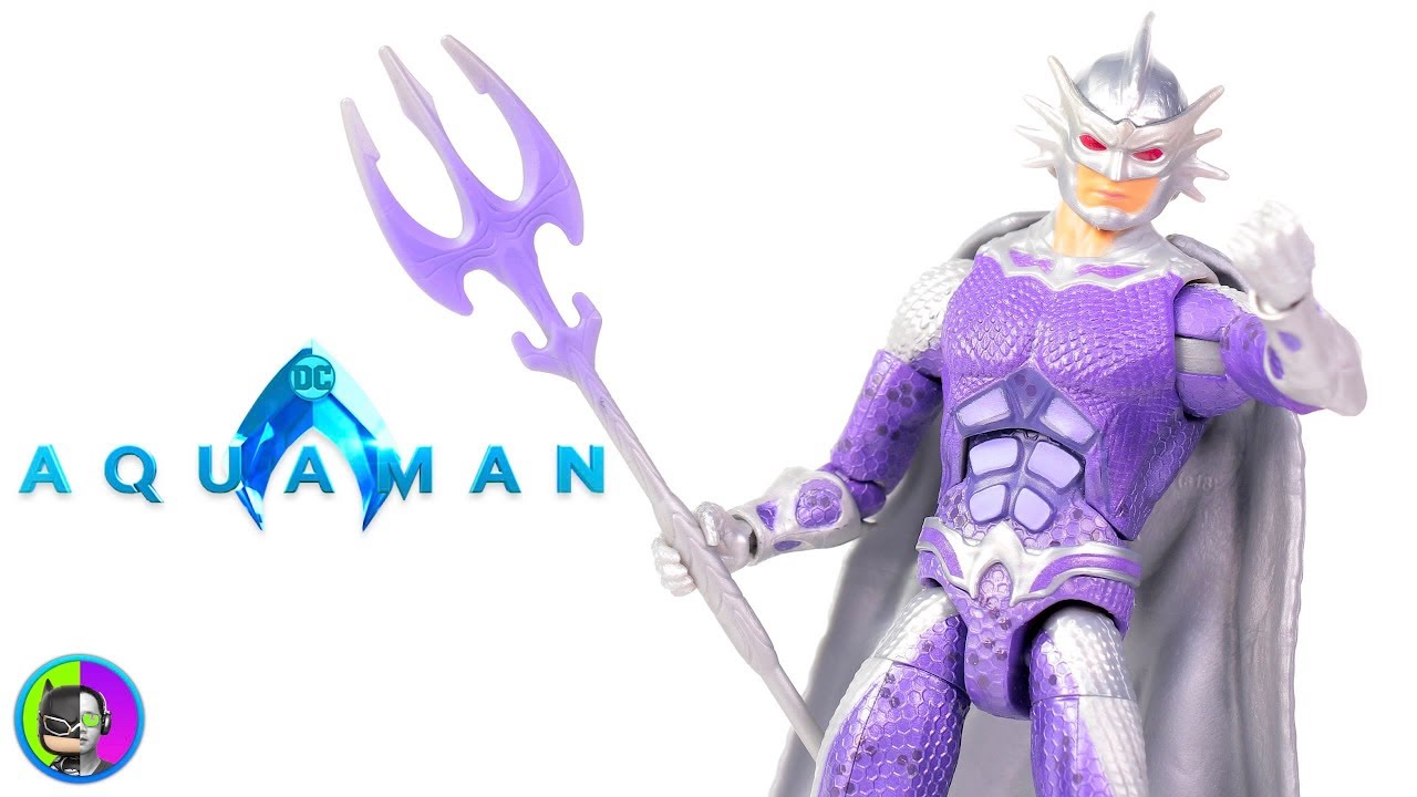 aquaman 15cm figure & warrior shark pack