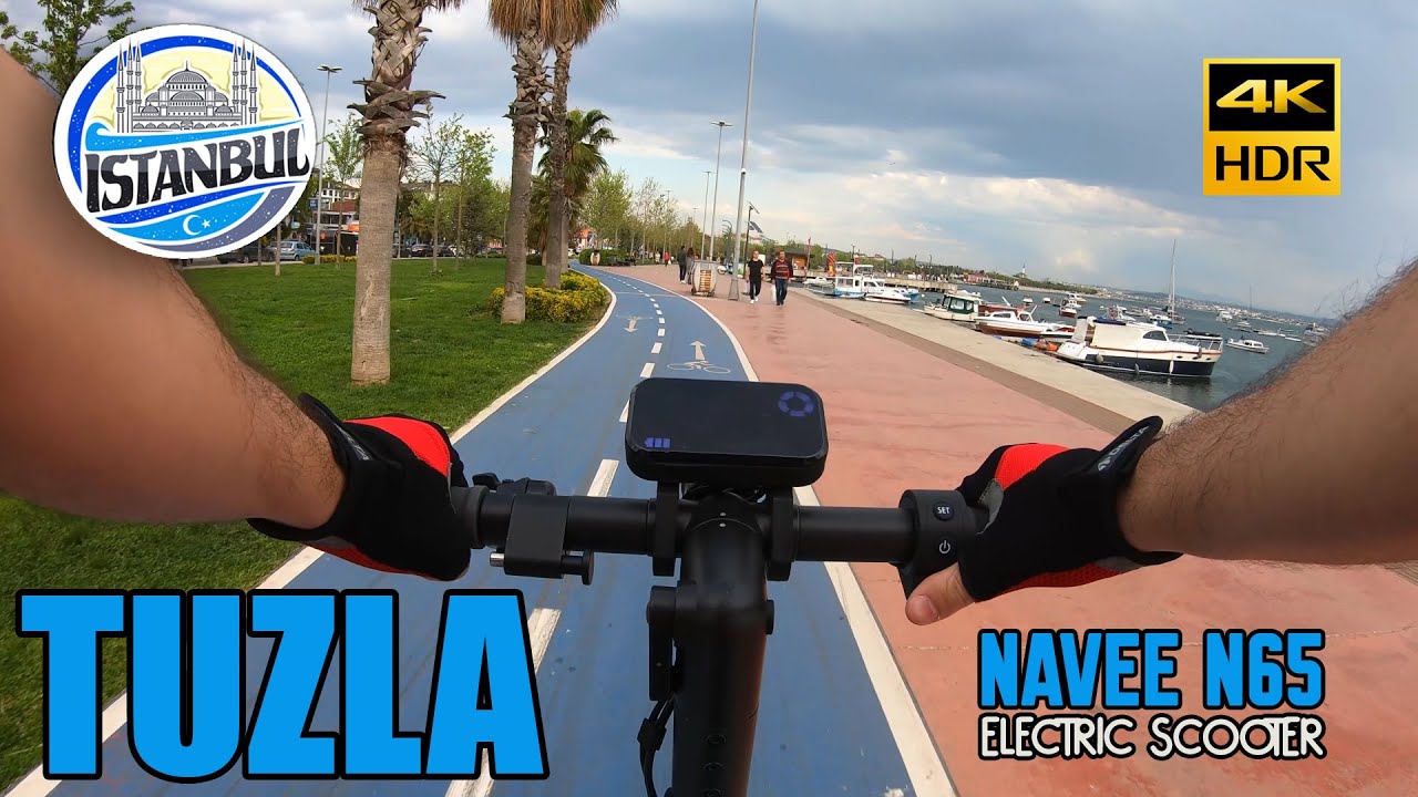 Navee N65 Electric Scooter Istanbul Tuzla Ride (Environment Sound