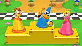 Mario Party 9 Garden Battle - Daisy Vs Mario Vs Peach Vs Kamek| Cartoons Mee