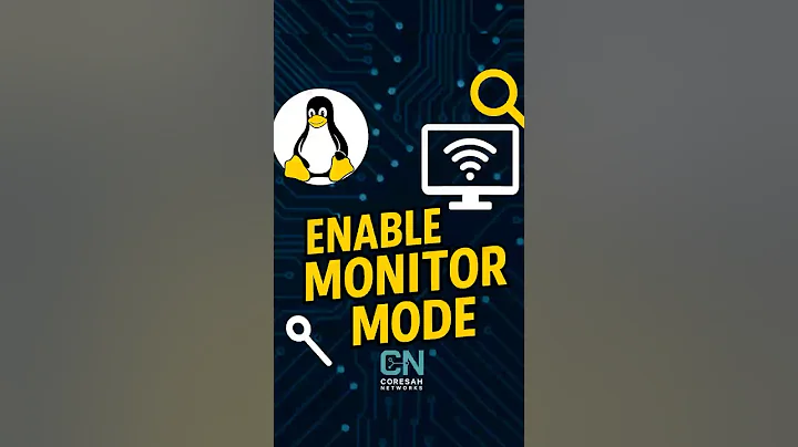 Enable Monitor Mode in Linux  #linux #hacker #shorts