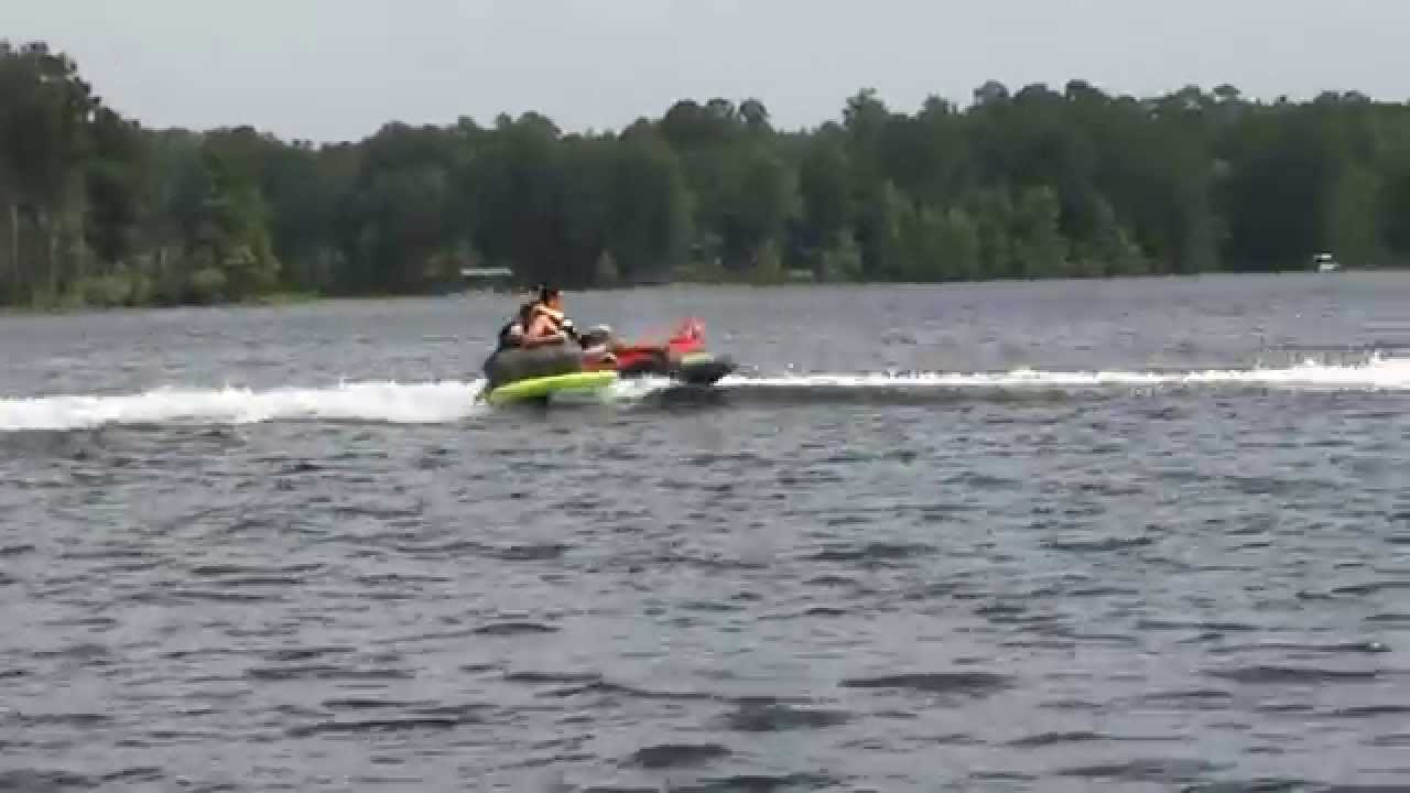 Jet ski riding and tubing at Toledo Bend in East Texas YouTube