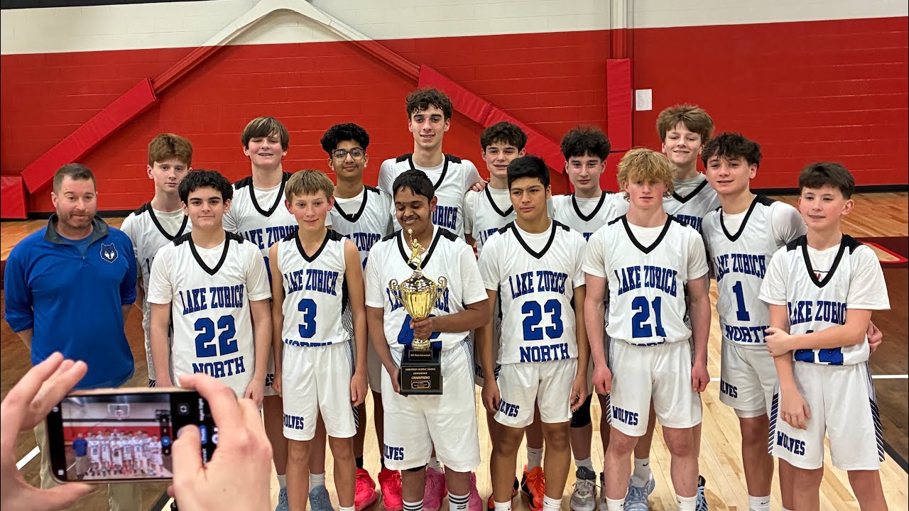 January 15, 2026, Barrington 🐴 vs Lake Zurich Wolves 🐺, 8th grade Conference Finals.