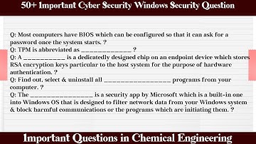 MCQ Questions Cyber Security Windows Security with Answers