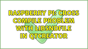 Raspberry Pi: Cross compile problem with libsndfile in QtCreator