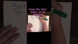 The 'Silent' Way To Solve Equations. #maths #teacher #math #shorts #shortsfeed #asmr