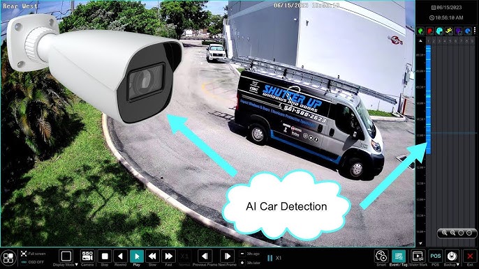 Night-Time Car Detection with AI Security Camera