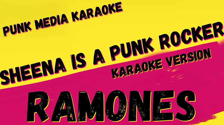 Sheena Is a Punk Rocker Instrumental version - Instrumental performance video thumbnail