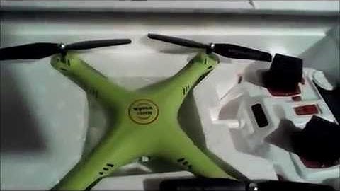 Syma X5HW WIFI FPV RC Quadocpter Height Altitude Hold Drone Unboxing