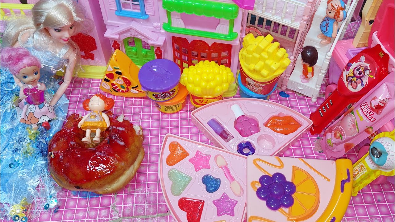 جنه في الدوناتس_عائلة عمر_جنه ورؤي_مامتي دكتورة_العاب بنات