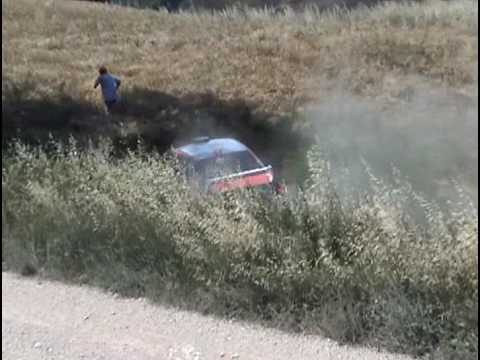 Rally Adriatico Trofeo Rally Terra 2007 Mitsubishi Crash On Jump