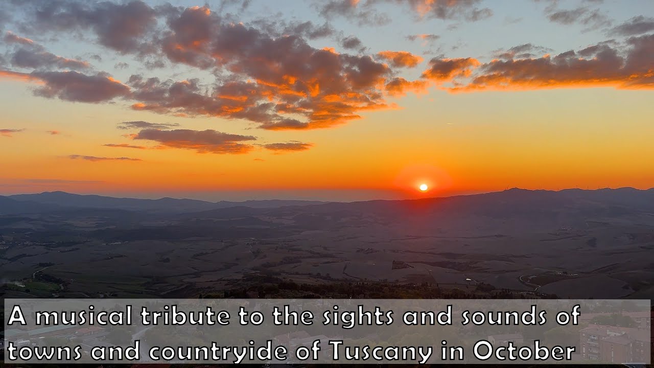 Relax to the this tribute to the towns and countryside of Tuscany