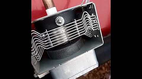 Microwave magnetron magnet test