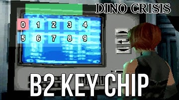 B2 Key Chip code, locations and Security Pass Room puzzle solution in Dino Crisis