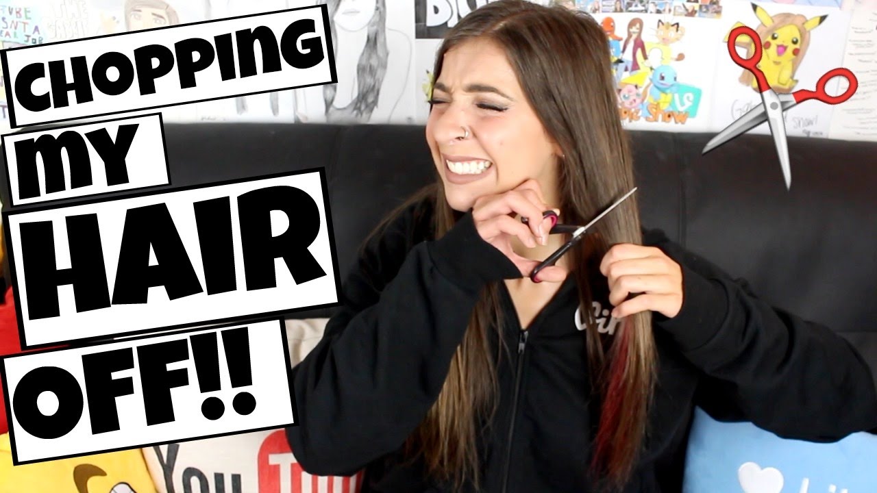 CUTTING MY OWN HAIR OFF! - TURN ON MY POST NOTIFS FOR A SHOUT OUT IN MY NEXT VID!
