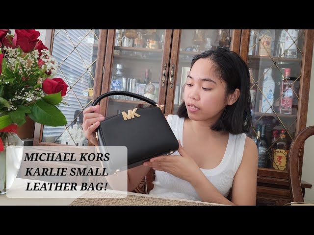 Michael Kors Karlie Small Studded Leather Crossbody