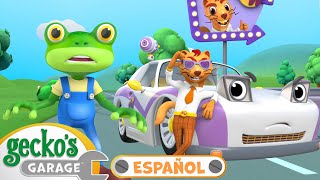 El nuevo auto del Sr. Comadreja |🐸 Garaje de Gecko | Carros para niños | Vídeos educativos